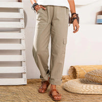 PureEase Cotton Linen Pants