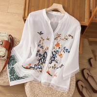 Mara | Artistic Cotton And Linen Top