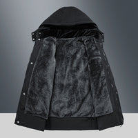 Arden™ | Fleece-Lined Cotton-Padded Cardigan for Men