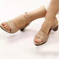 Mae™ | Buckle Comfort Stylish Orthopedic Peep Toe Heels Sandals