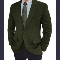 Edward | Retro Herringbone Business Casual Blazer