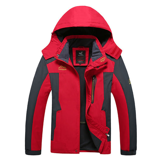 Windabweisende, wasserdichte Winterjacke für Sport, Freizeit und Outdoor-Camping 