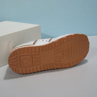 TrendyStride Comfort Low-Top Color-Block Thick Sole Sneakers