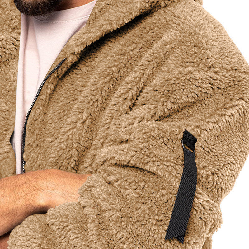 Noah | Men's Plush Fleece Hooded Jacket