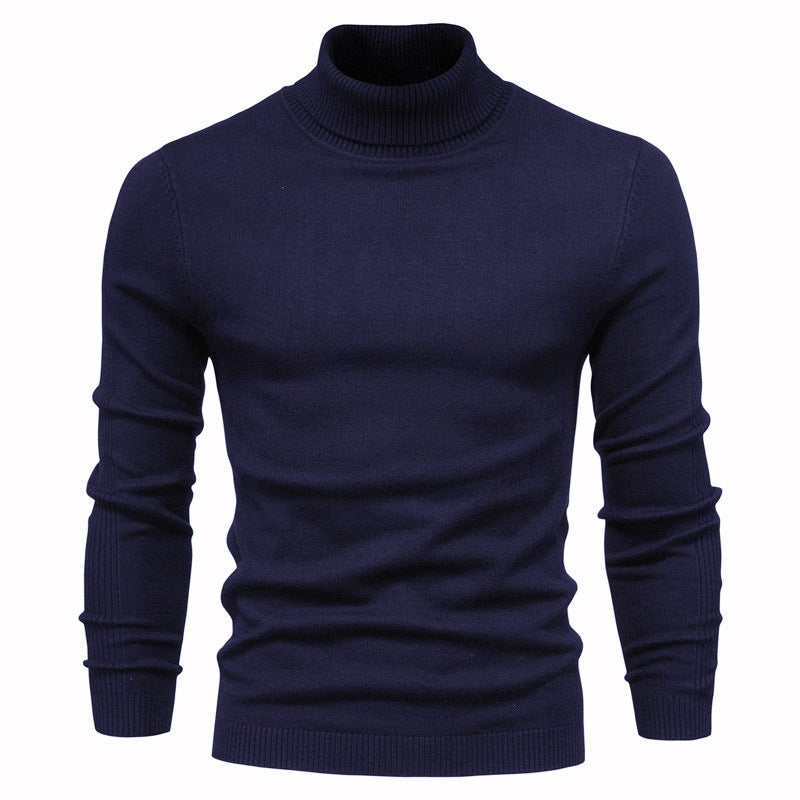 Men's Slim Pullover Turtleneck Sweater | Effortless Style and Warmth for Winter