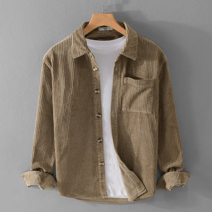 Cordura | Men's Retro Corduroy Long-Sleeve Shirt