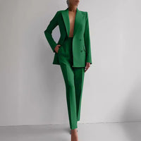 Camille | Women's Slim Fit Blazer & Trousers Set