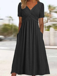 Mia | Short Sleeve A-Line Summer Dress
