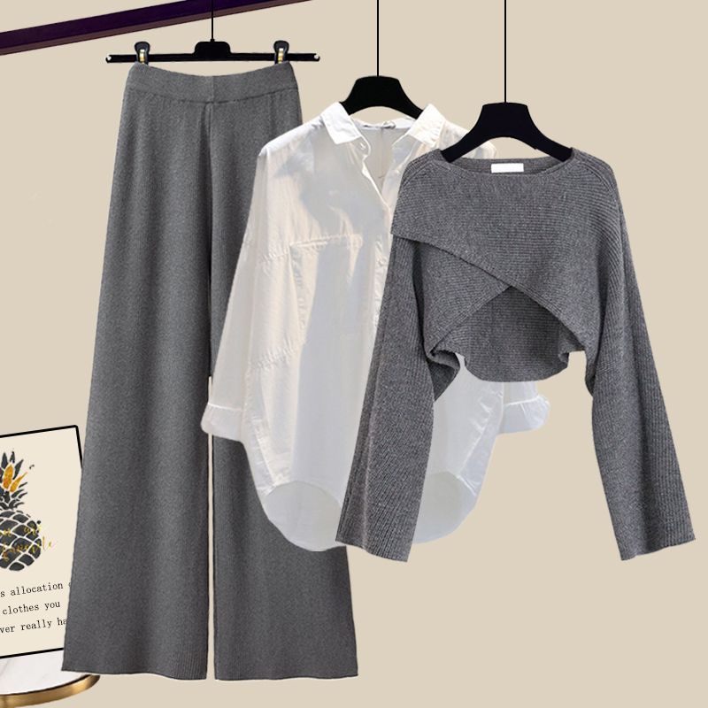 Artiselle | Women's Autumn & Winter 3-Piece Knitted Sweater Suit