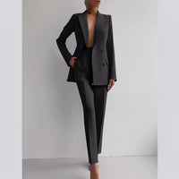 Camille | Women's Slim Fit Blazer & Trousers Set