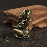 Tranquil Blessings Handcrafted Copper Ganesha Idol