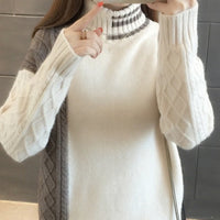 Clara | Retro Wool-Blend Knit Top & Skirt Set