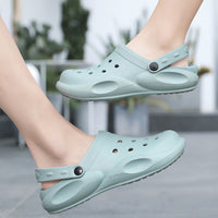CasualEase EVA Hole Non-Slip Baotou Clog Sandals