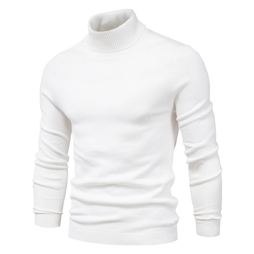 Men's Slim Pullover Turtleneck Sweater | Effortless Style and Warmth for Winter