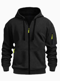 Evan | Wool-Lined Zip-Up Hooded Sweatshirt