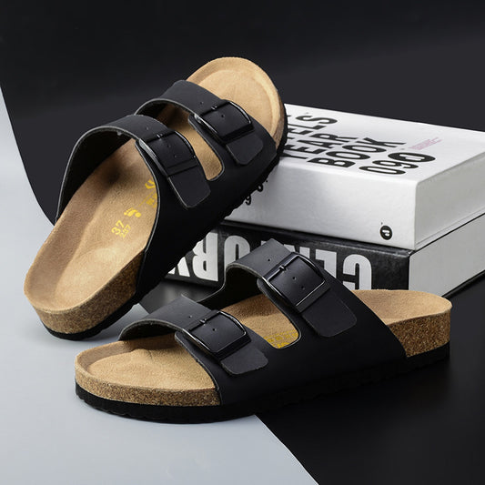 Berke™ | Kork-Hausschuhe mit Fußstütze