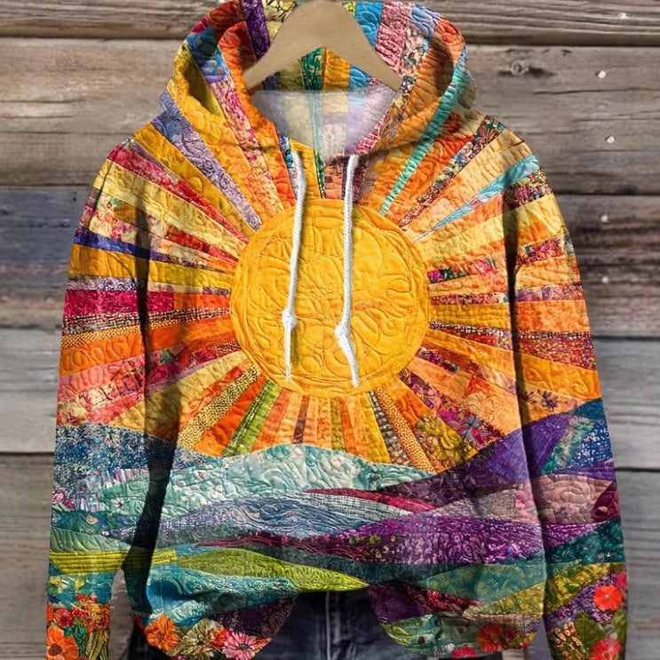 Vienna | 3D Digital Printed Loose Sweatshirt