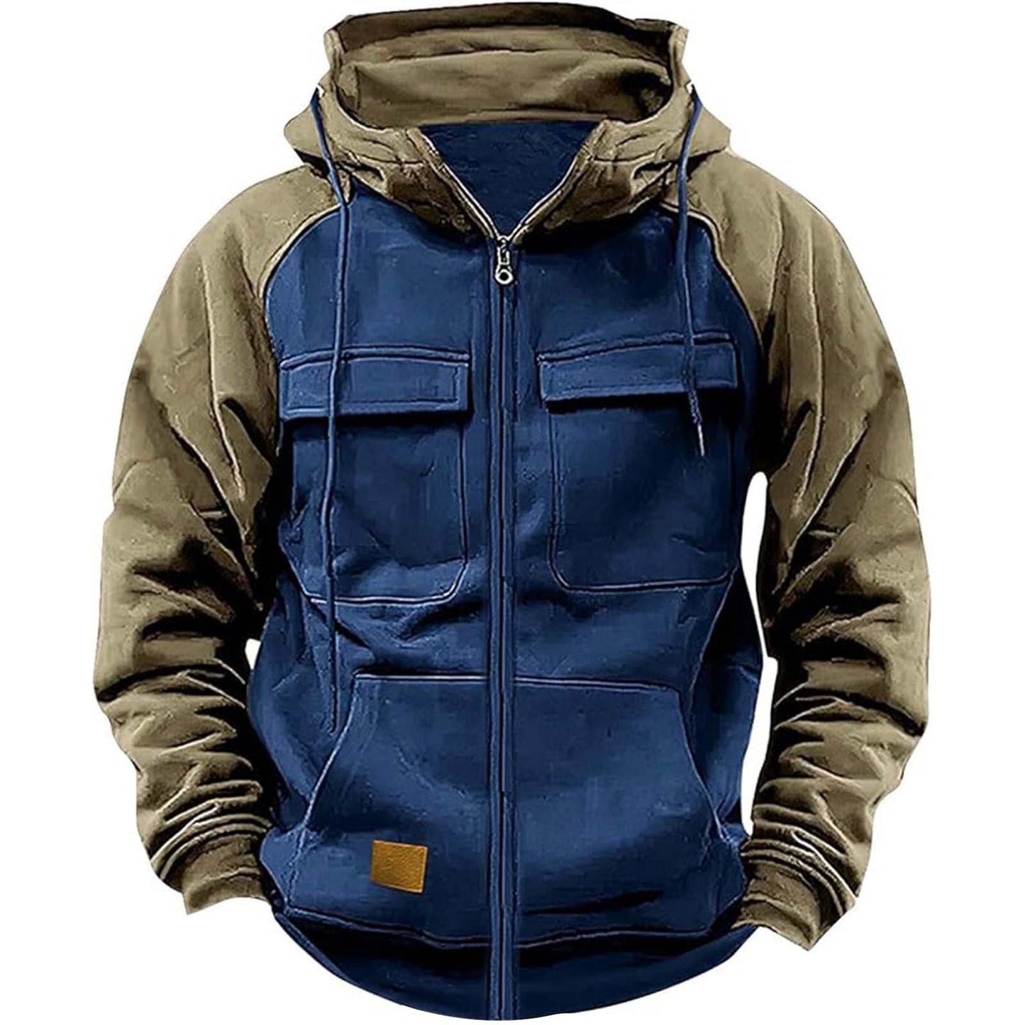 Vernon | Men's Multi-Pocket Sports Hooded Jacket