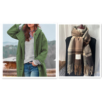 Evelyn | Thickened Tweed Trench Coat for Women