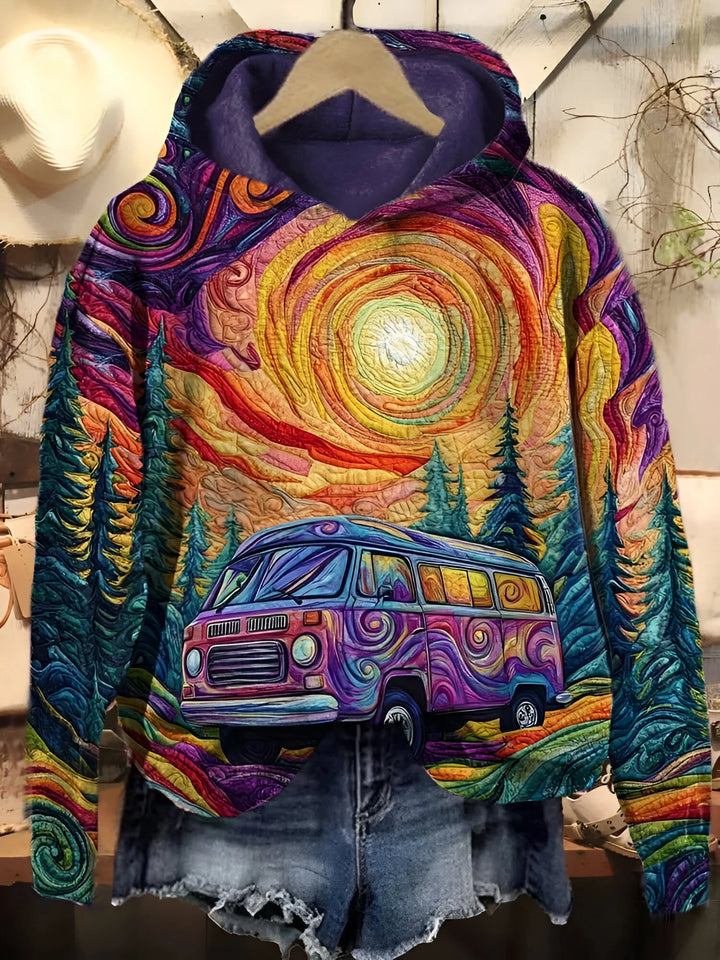 Vienna | 3D Digital Printed Loose Sweatshirt