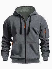 Evan | Wool-Lined Zip-Up Hooded Sweatshirt