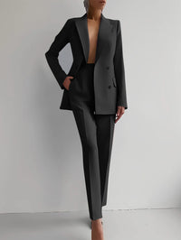 Camille | Women's Slim Fit Blazer & Trousers Set