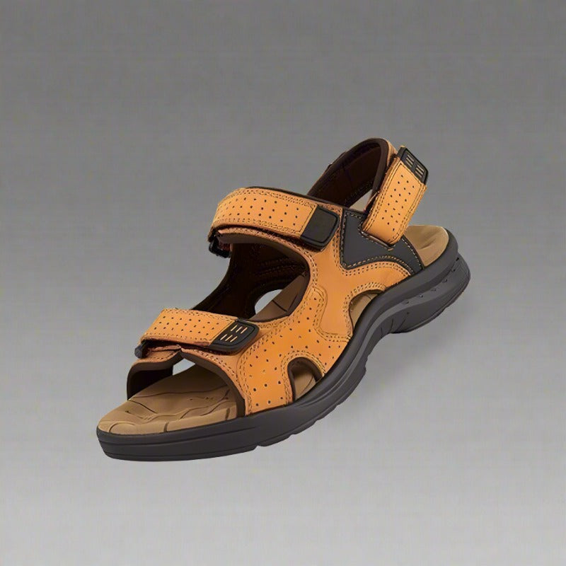 StreamWalk Klett-Strandsandalen aus Leder für Herren 