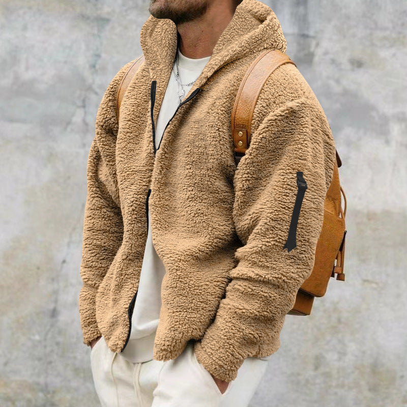 Noah | Men's Plush Fleece Hooded Jacket