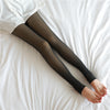 Black and translucent footstep