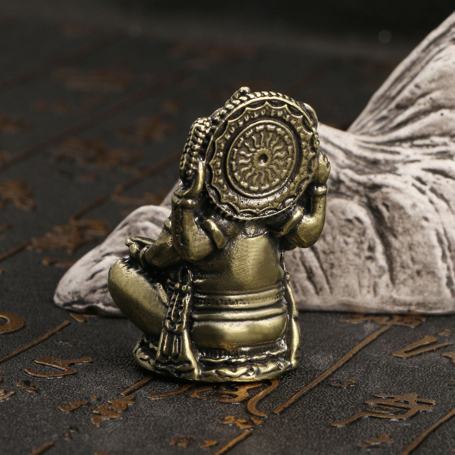 Tranquil Blessings Handcrafted Copper Ganesha Idol