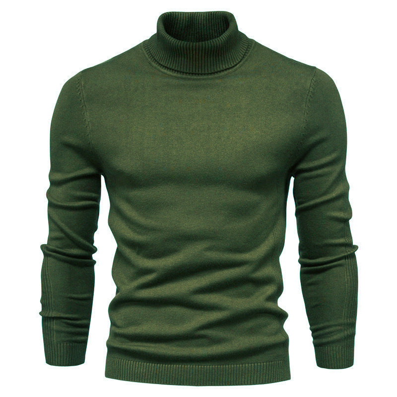 Men's Slim Pullover Turtleneck Sweater | Effortless Style and Warmth for Winter
