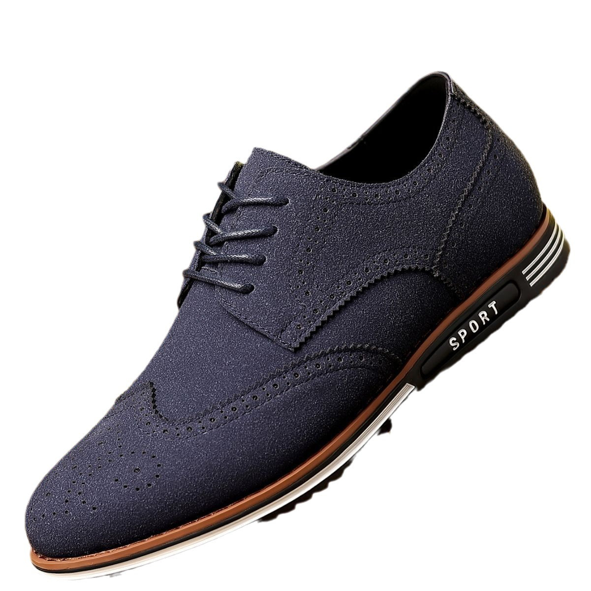Philipp™ | Matte Low-Top-Schuhe aus Wildleder in Übergröße