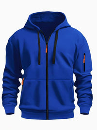 Evan | Wool-Lined Zip-Up Hooded Sweatshirt