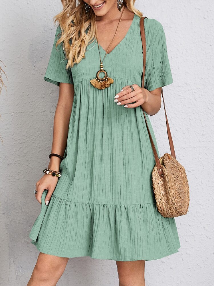 Olivia | V-Neck Loose Casual Summer Dress