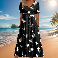 Mia | Short Sleeve A-Line Summer Dress