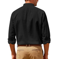 Ethan | Long Sleeve Linen Casual Shirt