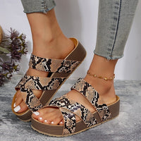 Ayla | Woven Cross-Strap Platform Sandals